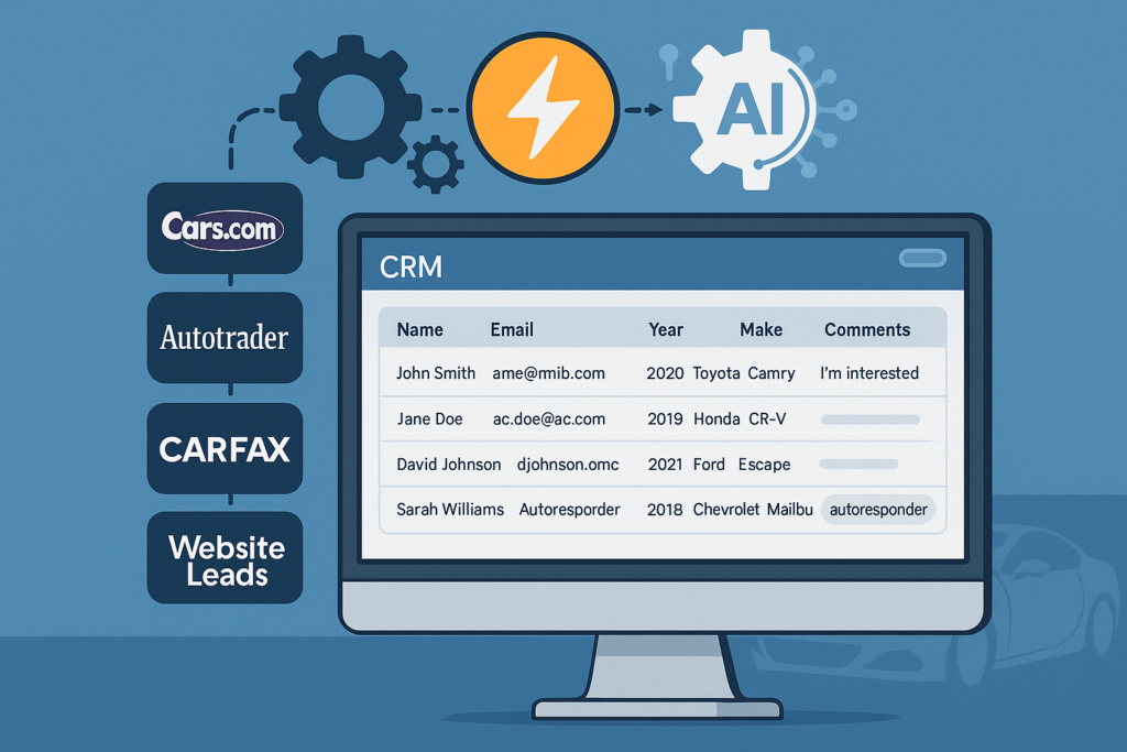 How to auto respond to dealership leads with CRM automation