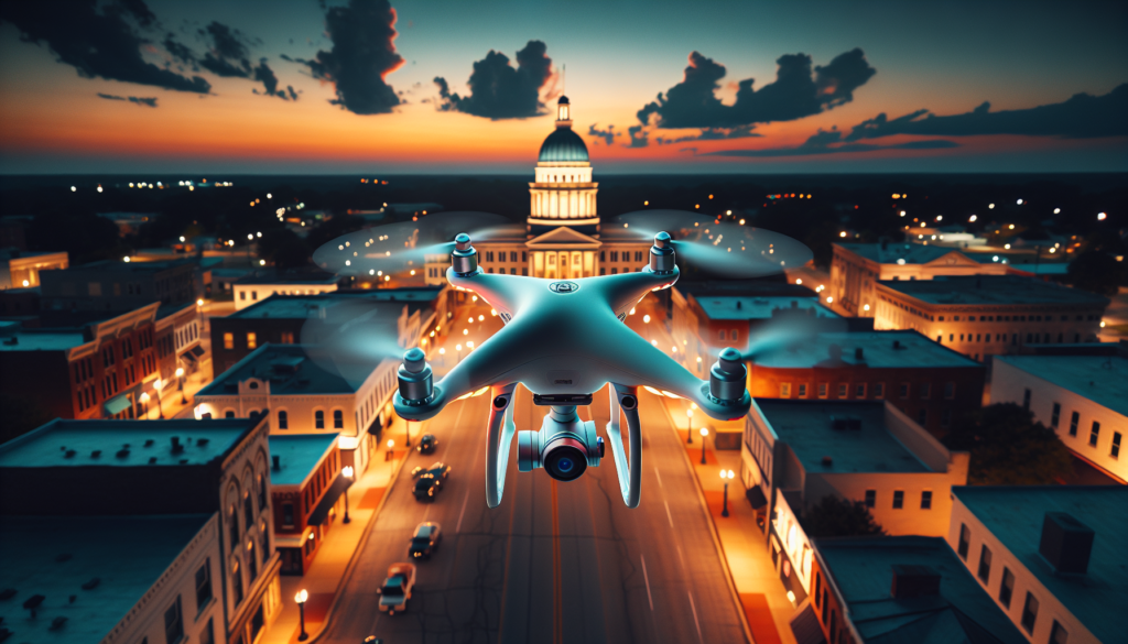 Drone photography showcasing Springfield IL business and commercial property
