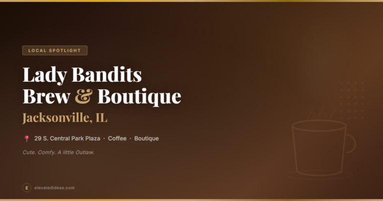 Lady Bandits Brew and Boutique drone project