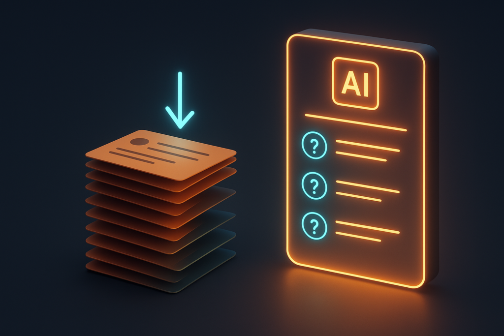 AI-powered FAQ system reducing support tickets