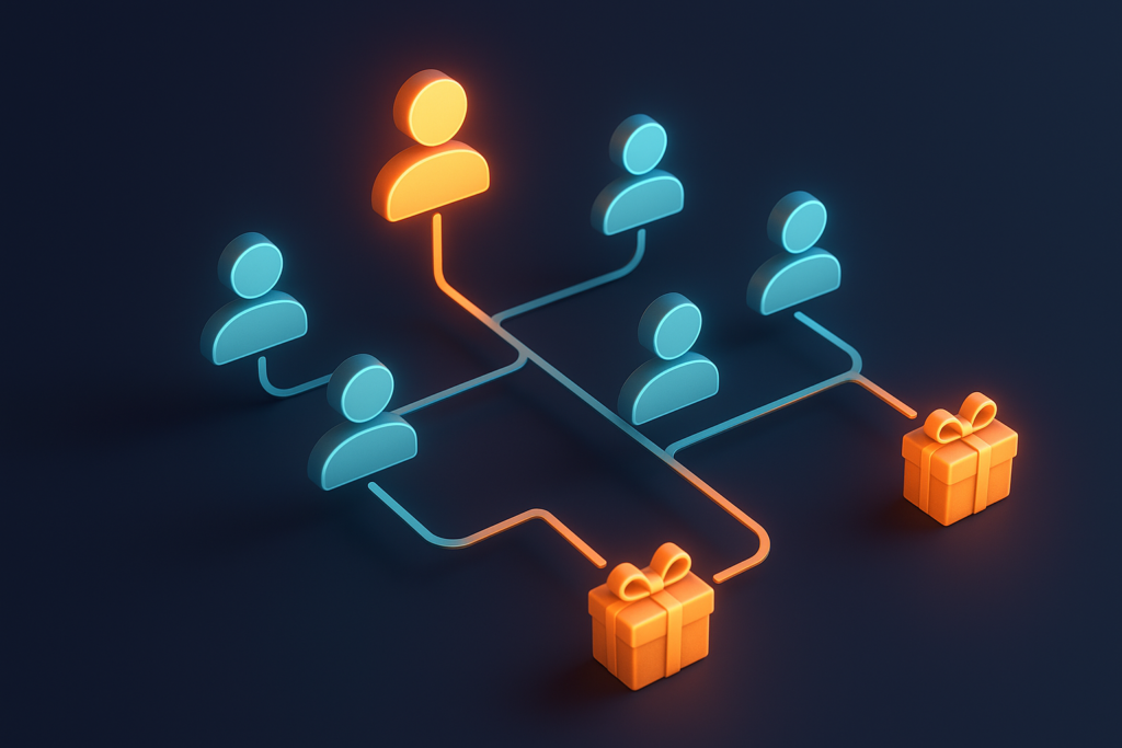 Automated CRM-powered customer referral program