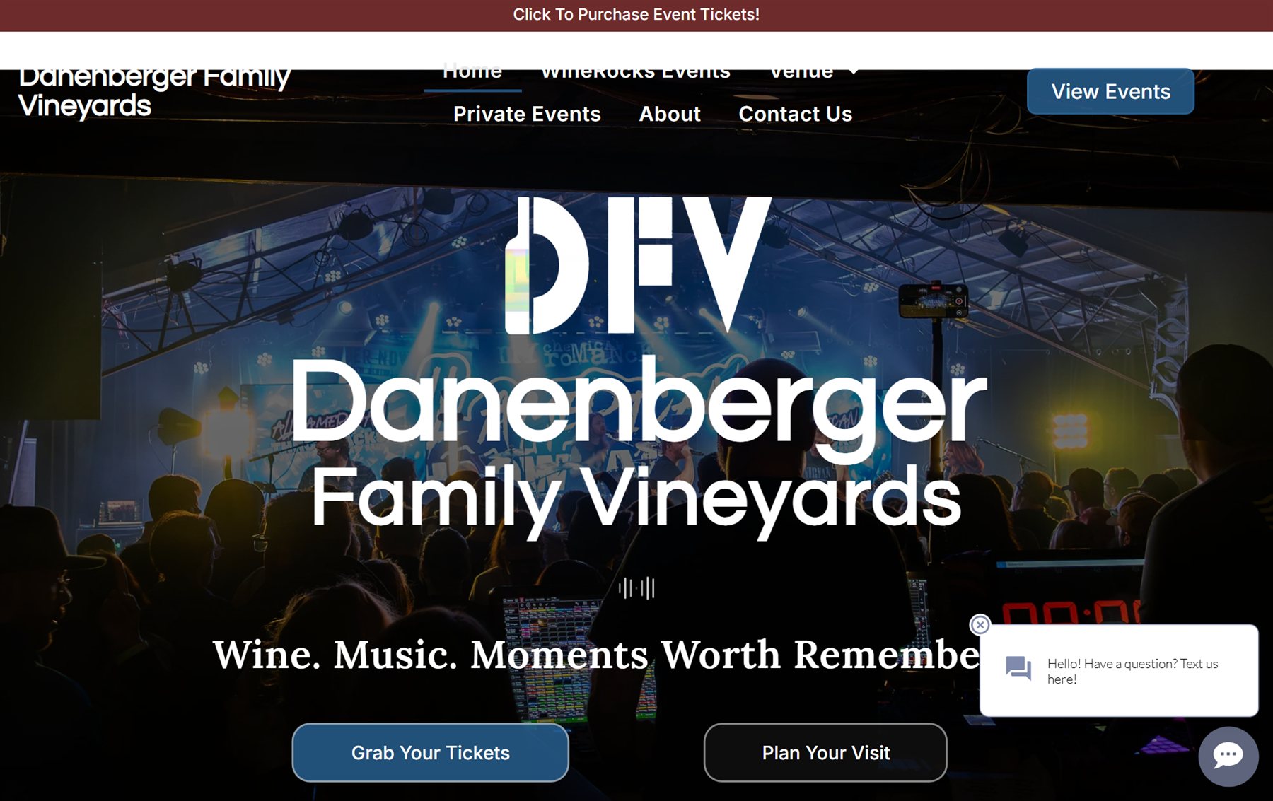Danenberger Family Vineyards website case study by Elevated Ideas