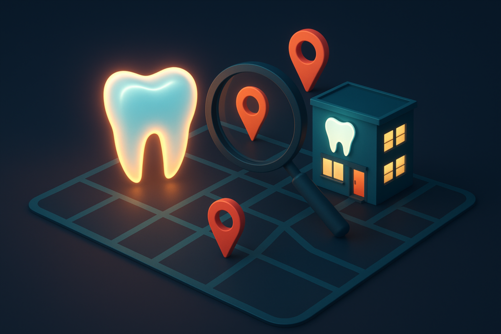 Dental practice dominating local search results