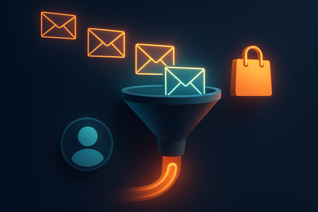 Email welcome sequence converting subscribers into buyers