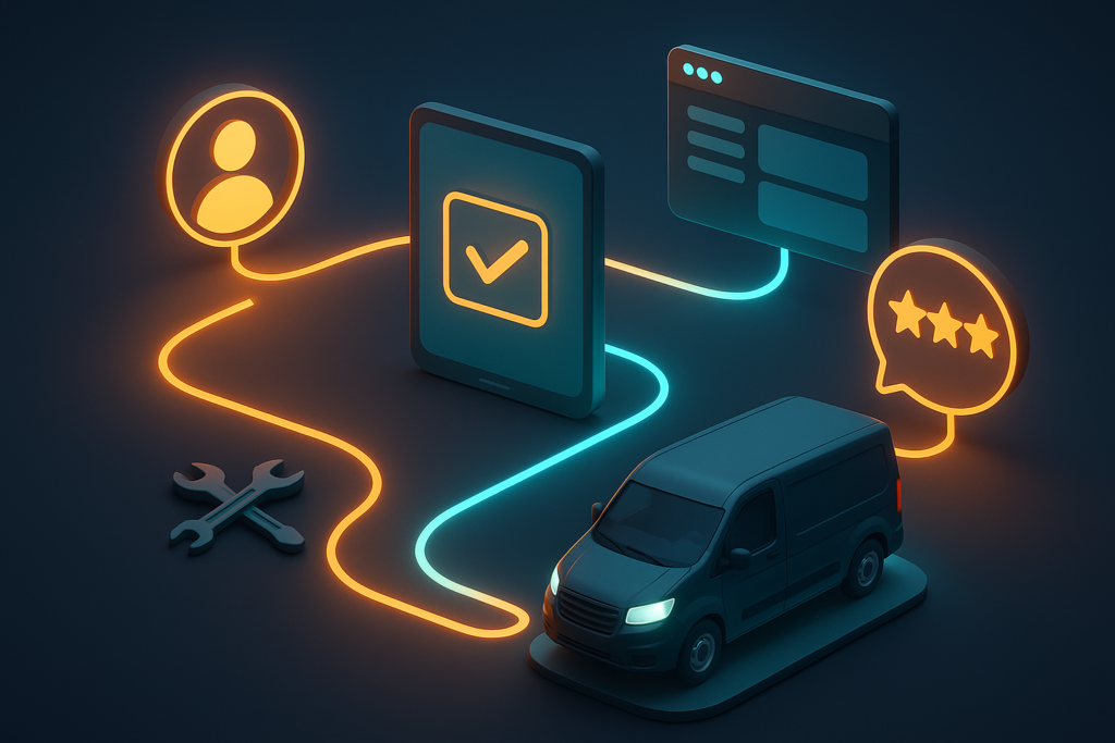 Home service company automating the customer journey with CRM