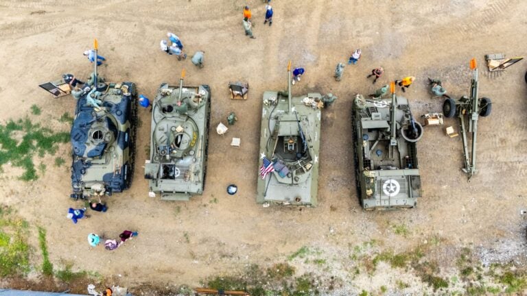 Military Tank Show — FPV drone project