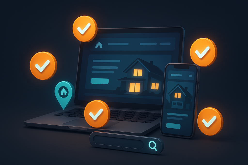 A checklist of must-have features on a real estate website