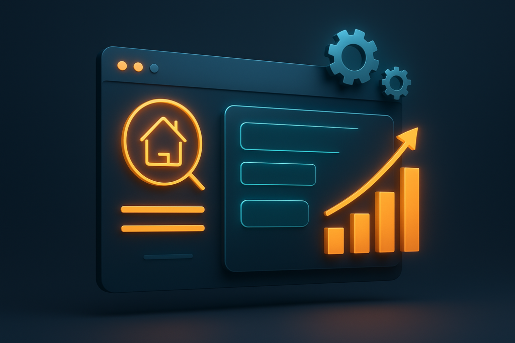 Elements that make a real estate website perform