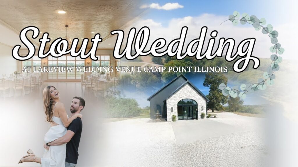 FPV drone video at Lakeview Weddings venue in Camp Point Illinois