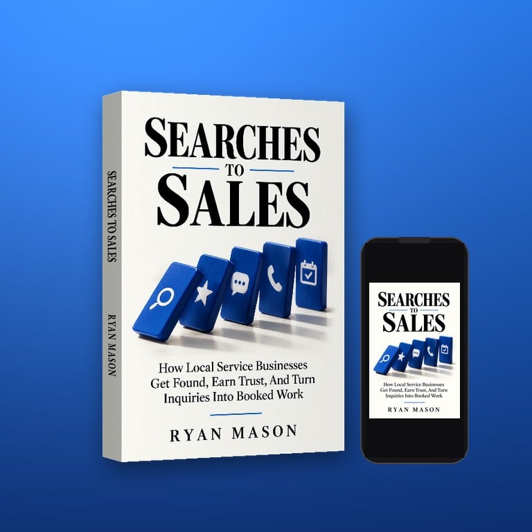 Searches To Sales book by Ryan Mason